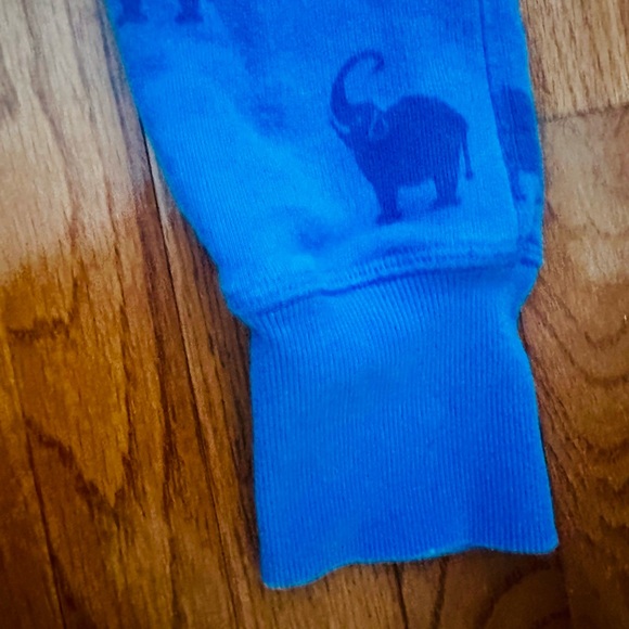Zoe Karssen blue elephant fitted sweatpants M - Picture 2 of 12